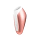 Satisfyer Love Breeze - szilikon, akkus, vízálló, léghullámos csiklóizgató vibrátor - 14,5 cm (barack)
