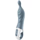 Satisfyer A-Mazing 2 - szilikon, akkus, vízálló A-pont vibrátor - 3/21 cm (szürke)