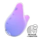 Satisfyer Mermaid Vibes - szilikon, akkus, vízálló, léghullámos csiklóizgató vibrátor - 9,5 cm (lila-rózsaszín)