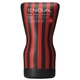 Tenga Squeeze Tube Cup Hard - vízálló maszturbátor (piros-fekete)