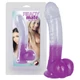 You2Toys Ready Mate - letapasztható, herés, élethű dildó - 19 cm (átlátszó-lila)